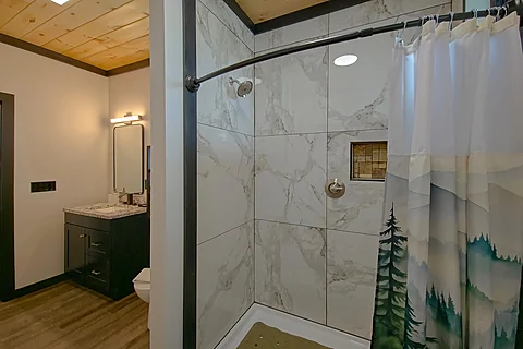 King Bedroom with Connecting Bathroom  - A Soaky Adventure