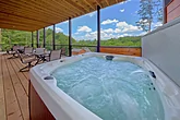 Premium 6 bedroom cabin with private hot tub