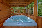 Cozy cabin rental with 2 bedrooms and hot tub