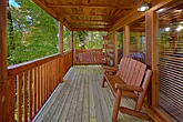 Rental cabin with wooded views and hot tub
