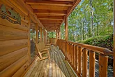 Sky Harbor cabin rental with wooded views
