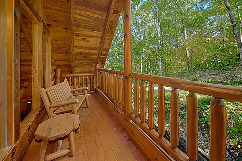 2 bedroom cabin with hot tub and sauna - Bear Envy