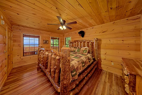 4 bedroom cabin with main level master bedroom - Bears and Honey