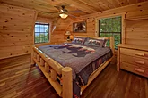 2 private King Rooms in 4 bedroom cabin rental