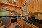4 bedroom cabin with a fully stocked kitchen