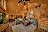 Premium 5 bedroom cabin with gas fireplace
