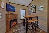 2 bedroom Tiny home with a electric fireplace