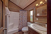 1 bathroom with a walk in shower