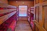 1 bedroom with bunk beds