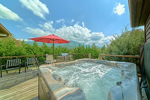 4 bedroom wears valley cabin with hot tub  - Cove Mountain Lodge