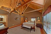 Cabin King Bedroom and Private Master Bathroom