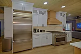 Fully Furnished kitchen in 6 bedroom cabin