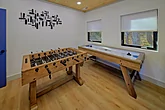 Gatlinburg cabin with air hockey and foosball 