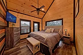 Master Bedroom with King Bed and TV