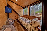 Loft Area with Twin Beds, TV, and WiFi