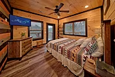 Queen Bedroom with TV Sleeps 8
