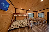 Den Area with Twin over Full Bunk Bed Sleeps 8