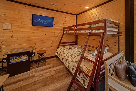 Den Area with Arcade, Extra Seating, & Bunk Beds - Fiesta Hills Hideaway