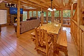 Wears Valley cabin with 3 bedrooms and fireplace