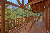 Wooded View from 3 bedroom cabin deck