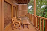 Resort cabin in Wears Valley with wooded views