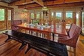 4 bedroom cabin rental with dining room for 10