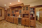 4 bedroom cabin with mini kitchen in game room