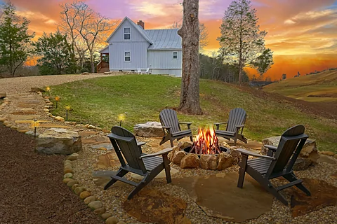 Sevierville Cabin with Wood Burning Fire Pit - Jewell's Place