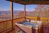 Luxury 4 Bedroom Cabin with Hot Tub Sleeps 10