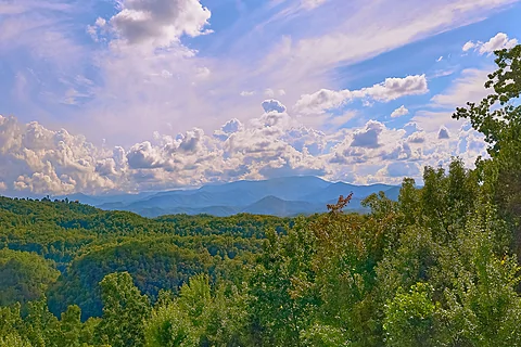 Beautiful Mountain Views from 4 bedroom cabin - Million Dollar View