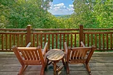 Wooded Views from 4 bedroom cabin rental