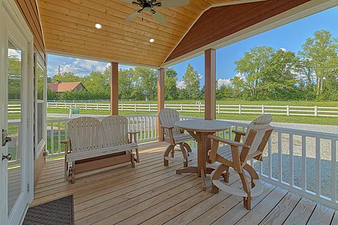 Tiny Home cabin rental with wooded views - Mountain Getaway