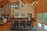 Plentiful Seating in 4 Bedroom Cabin
