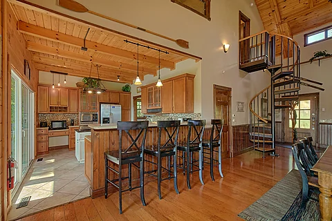 4 Bedroom Pigeon Forge Cabin with Kitchen - Northern View Lodge