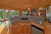 Spacious Game Room with Bar and Smart TV