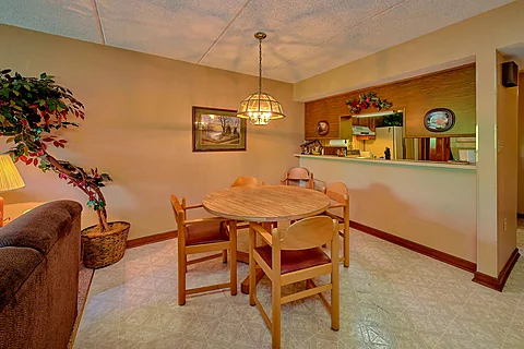 Dining Area 2 Bedroom Gatlinburg Condo - Our Mountain Home