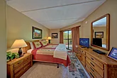 King Bedroom with Flat Screen TV
