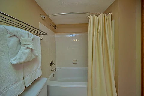 Shower/Tub Combo Gatlinburg Vacation Condo - Our Mountain Home