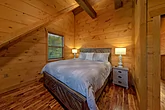 King Bed in Modern Cabin