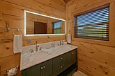 Full Bathroom in Pigeon Forge Cabin