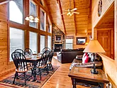 2 bedroom cabin view inside