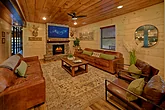Large Group luxury cabin with 2 fireplaces
