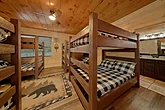 25 bedroom cabin with 8 sets of full bunk beds