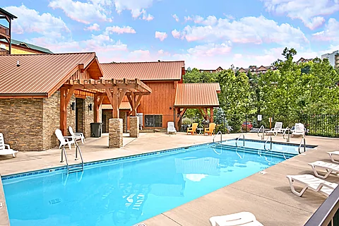 Resort Swimming Pool for Large Group cabin - Rocky Top Lodge