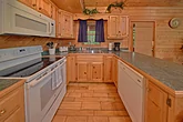 Full Kitchen in 1 Bedroom Cabin