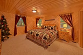 King Bed in 1 Bedroom Cabin