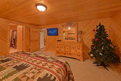 King Bedroom with Smart TV - Southern Charm