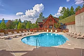 Cabin in Covered Bridge Resort with Resort Pool