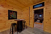 Luxury cabin rental with game room and theater