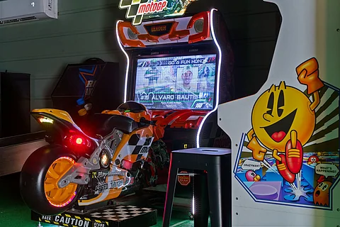 Motorcycle racing Game at 8 bedroom cabin  - Waldens Creek Oasis